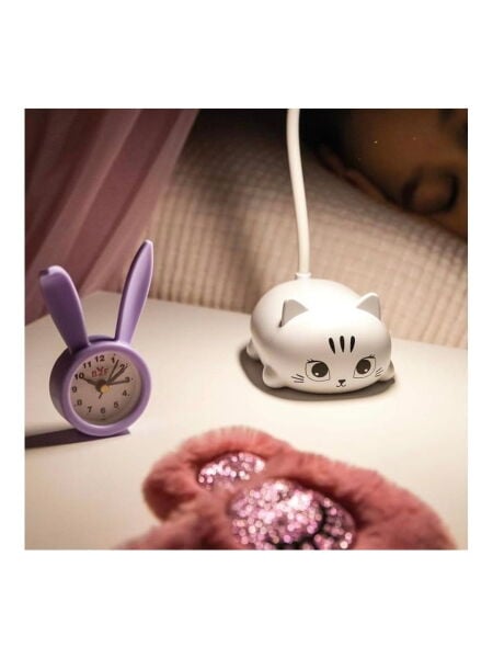 Back2Fun Yavru Kedi LED Lamba Beyaz