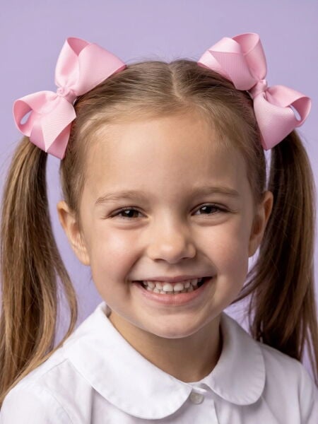 İpobomi Ribbon Klips Seti Pembe