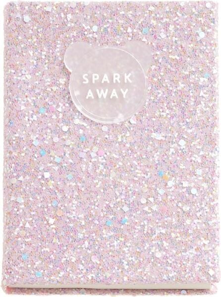 Back2Fun Parlak Simli Defter Pembe