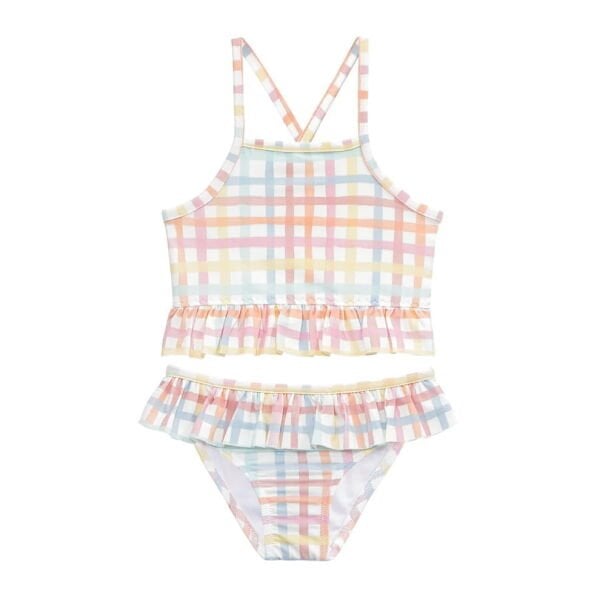 Sand Mother Rainbow Gingham Bikini Set