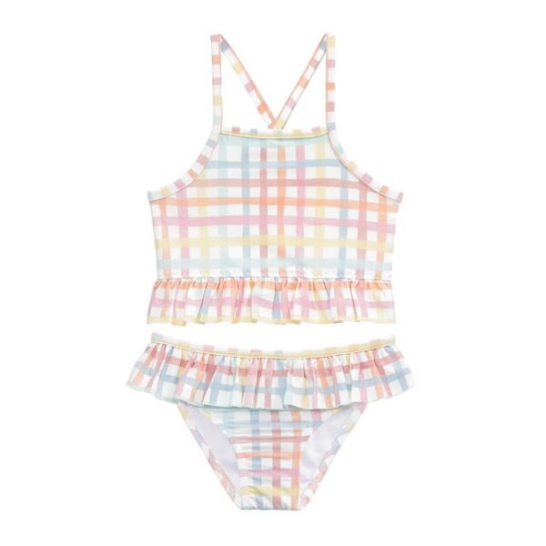 Sand Mother Rainbow Gingham Bikini Set