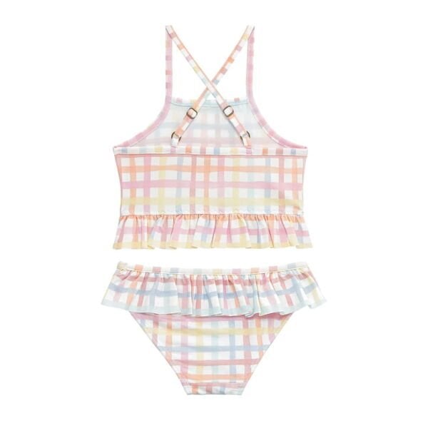 Sand Mother Rainbow Gingham Bikini Set