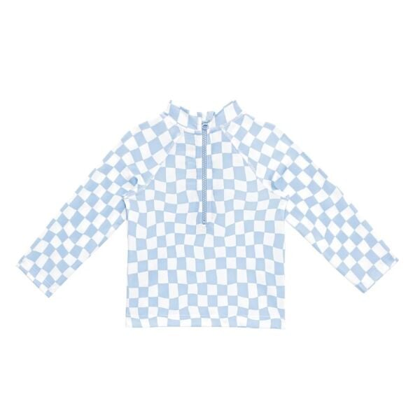 Sand Mother Groovy Checker Boys Rashguard