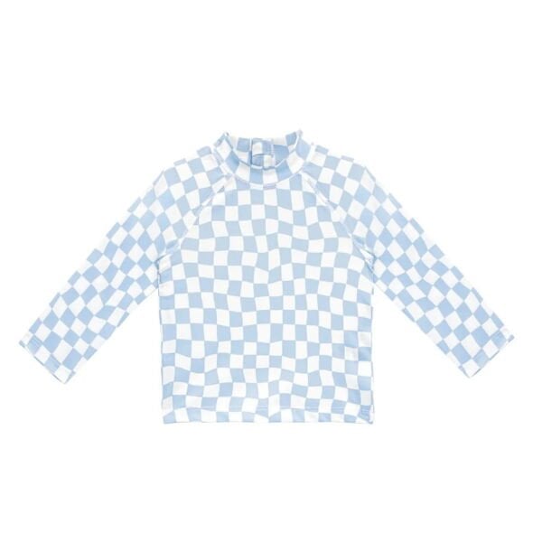 Sand Mother Groovy Checker Boys Rashguard