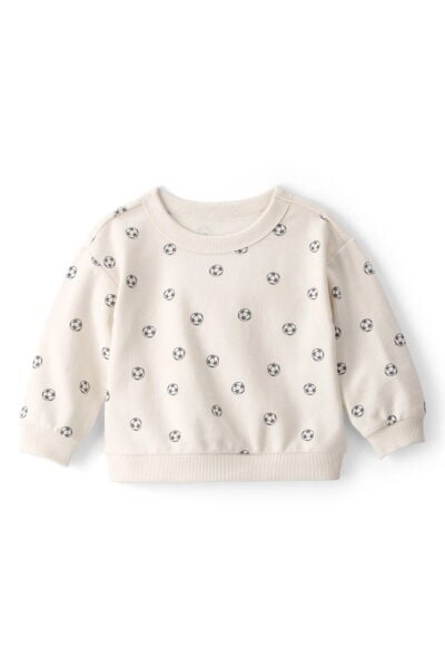Carter's Erkek Bebek Sweatshirt Bej