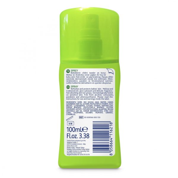 Chicco Tazeleyici ve Koruyucu Sprey - 100 ML