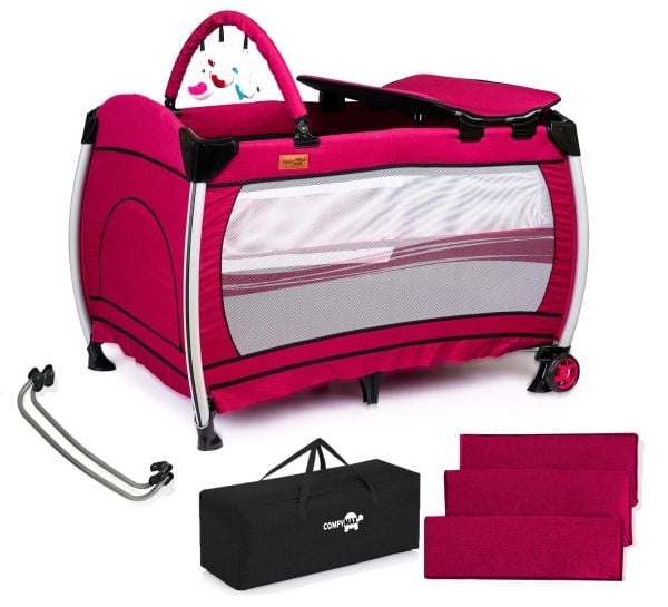 Comfymax Power Park Yatak Oyun Parkı 70x110 - Rose