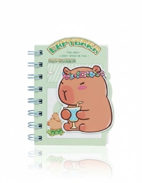 Taros Unick Color Capybara Kabartmalı Not Defteri