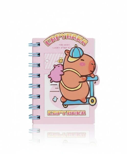 Taros Unick Color Capybara Kabartmalı Not Defteri