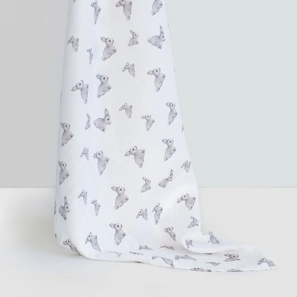 Deux Lapins Müslin Bebek Örtüsü - Iconique Lapin 120x120