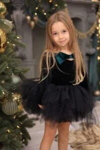 MON ICONE Yeşil Fiyonk Elbise