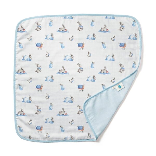 Deux Lapins Çift Kat Müslin Battaniye 0.5 TOG - 65x65 cm - Bebe Lapin