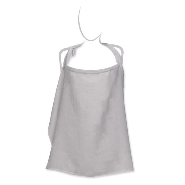 Deux Lapins Müslin Bebek Emzirme Önlüğü - Cotton Grey