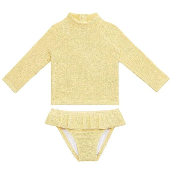 Sand Mother Butter Yellow Sand Wave Girls Set